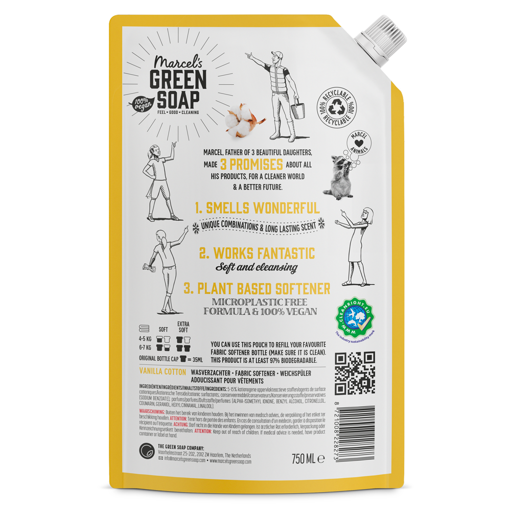 Fabric Softener Refill Vanilla & Cotton