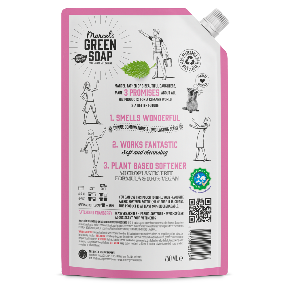 Fabric Softener Refill Patchouli & Cranberry