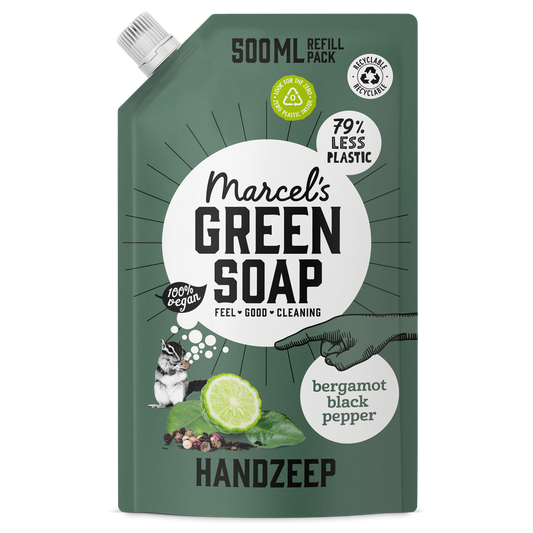 Handzeep Refill Bergamot & Black Pepper