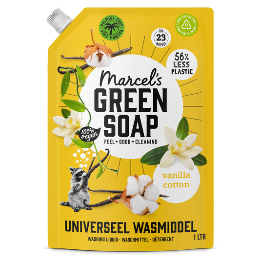 Universeel Wasmiddel Refill Vanille & Katoen