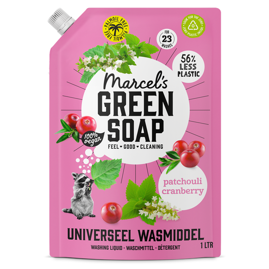 Universeel Wasmiddel Refill Patchouli & Cranberry