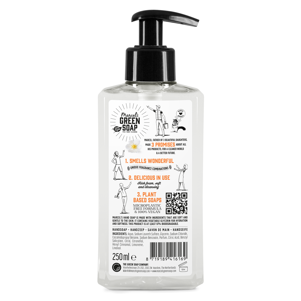 Le Gel Lavant Mains Orange & Jasmin 250 ml