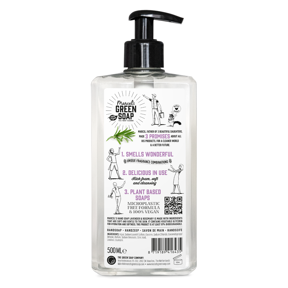 Handzeep Lavendel & Rozemarijn 500 ml