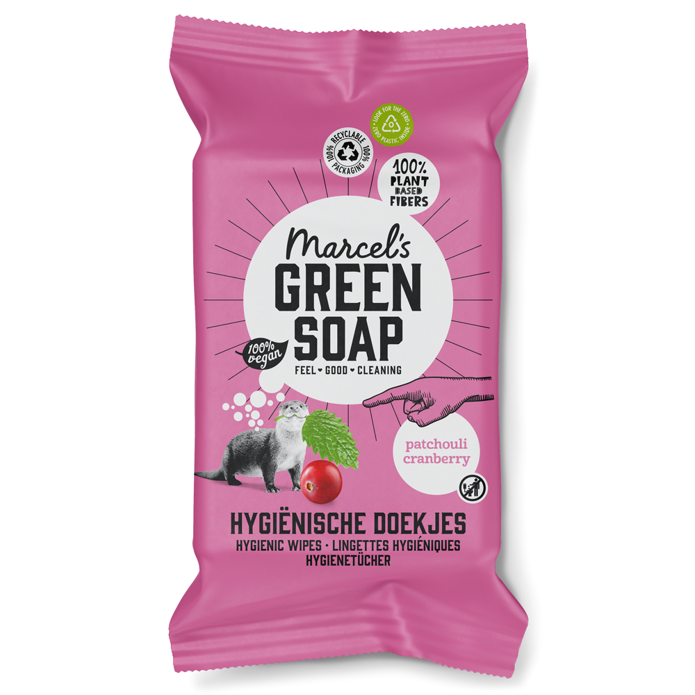 Hygienic Cleaning Wipes Patchouli & Cranberry