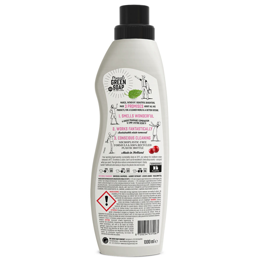 Universeel Wasmiddel Patchouli & Cranberry