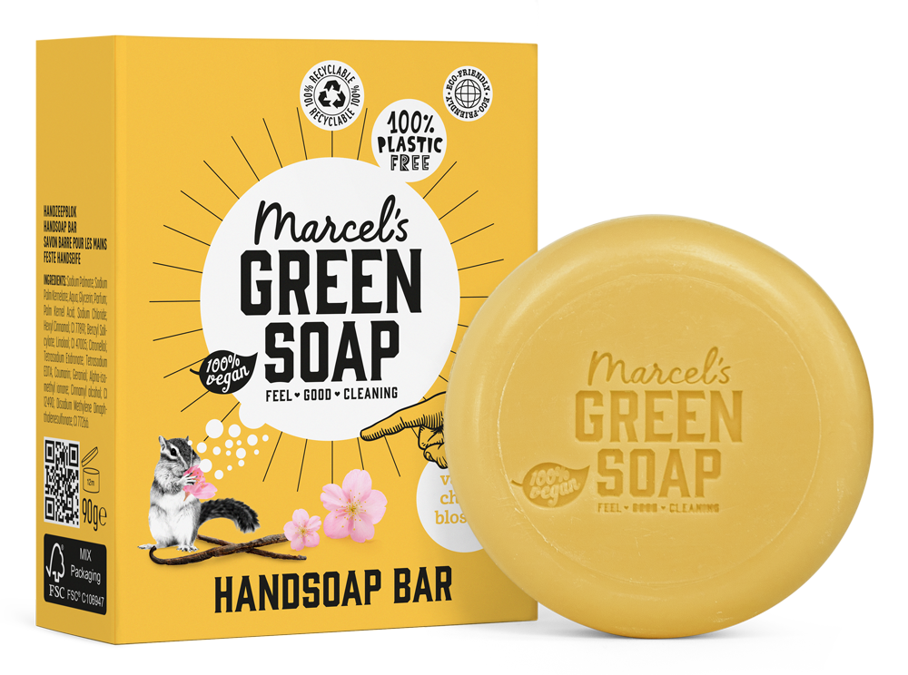 Hand Soap Bar Vanilla & Cherry Blossom