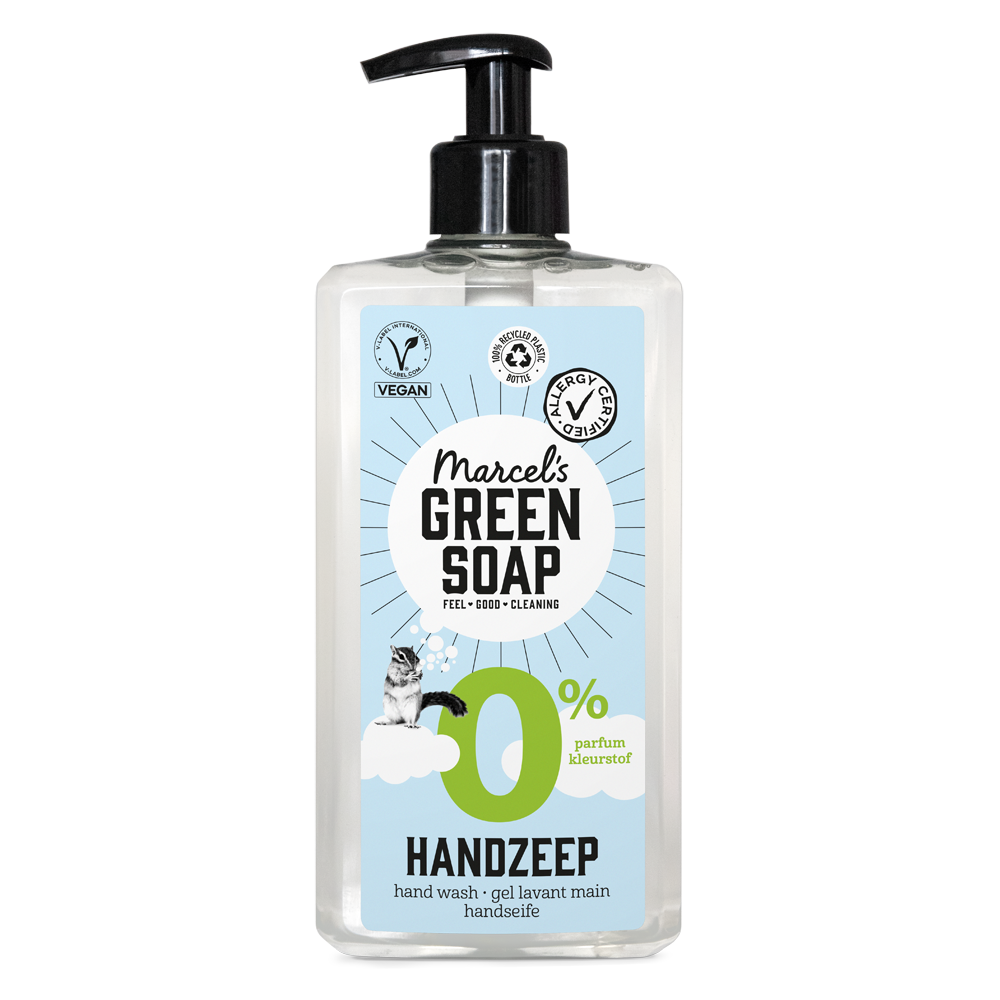 Handzeep 0% - Gevoelige huid - 500 ml – Marcel's Green Soap