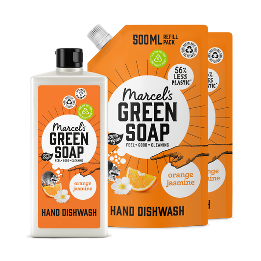 Spülmittel Nachfüllung Bündel Orange & Jasmin