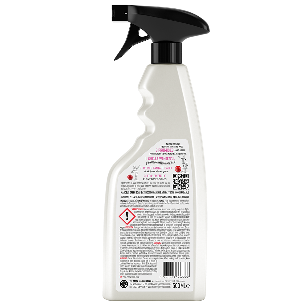 Badkamerreiniger Spray Patchouli & Cranberry