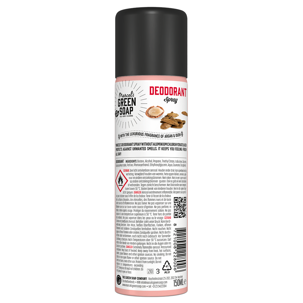 Deodorant Spray Argan & Oudh