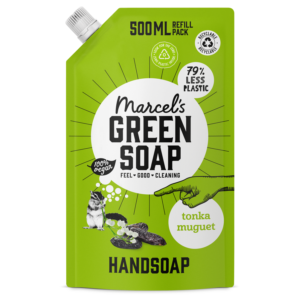 Handzeep Refill Tonka & Muguet