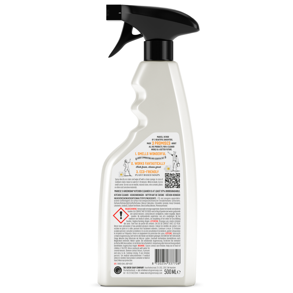 Kitchen Cleaner Spray Orange & Jasmine