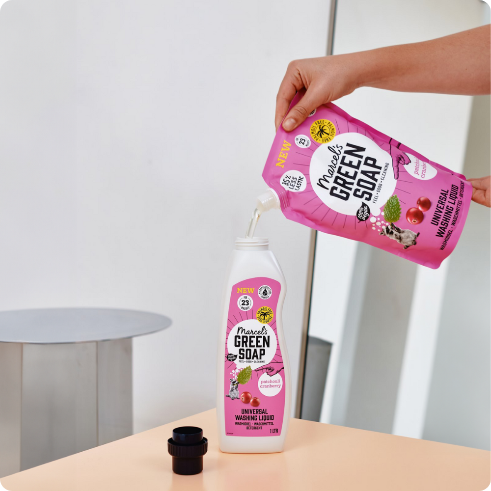 Universeel Wasmiddel Refillbundel Patchouli & Cranberry