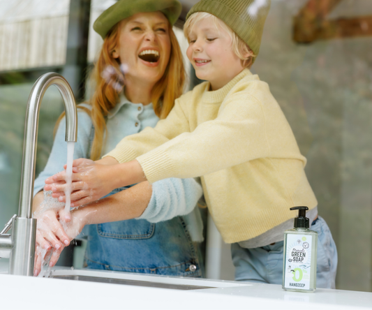 Samen handen wassen
