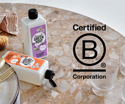 Feel good nieuws: Marcel’s Green Soap behaalt B Corp™-certificering