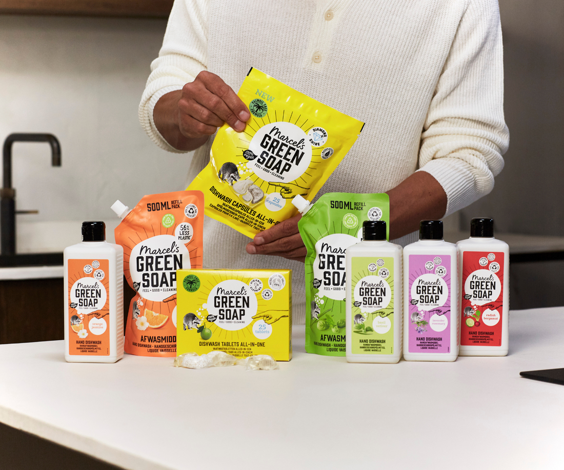 The difference between hand dishwash and dishwasher detergent Marcel