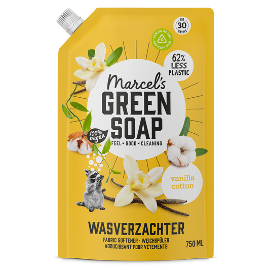 Wasverzachter Refill Vanille & Katoen