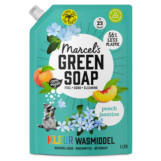 Kleur Wasmiddel Refill Perzik & Jasmijn