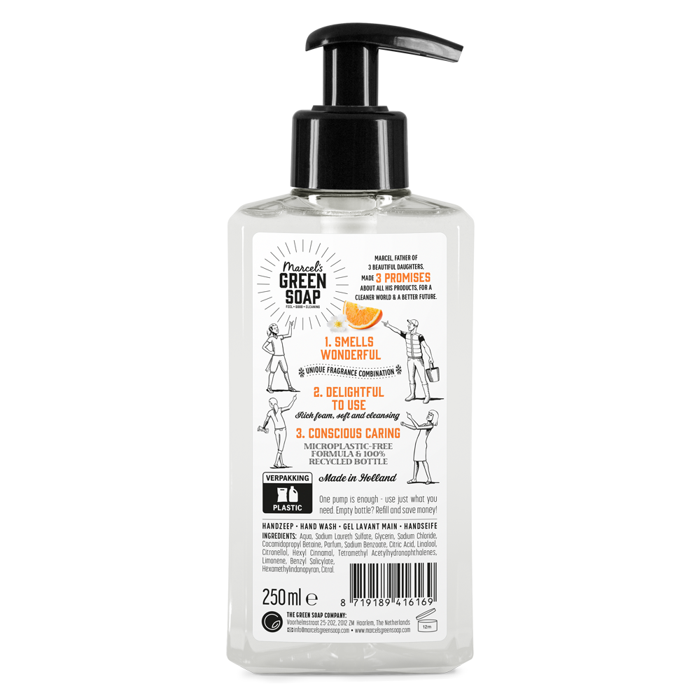 Le Gel Lavant Mains Orange & Jasmin 250 ml
