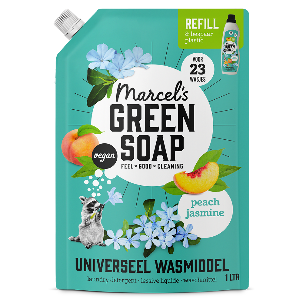 Kleur Wasmiddel Navulling Perzik & Jasmijn