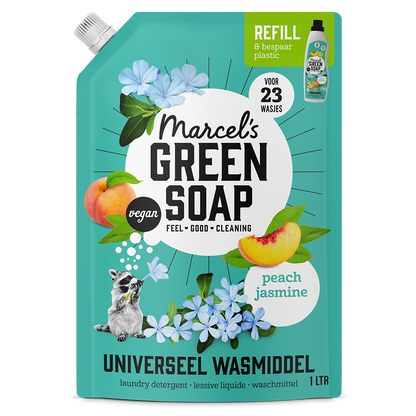 Kleur Wasmiddel Navulling Perzik & Jasmijn