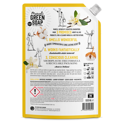 Universal Washing Liquid Refill Vanilla & Cotton