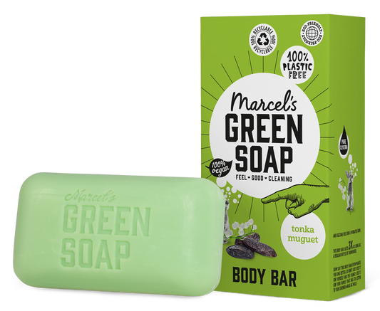 Marcel's Green Soap Dusch Bar Tonka & Muguet