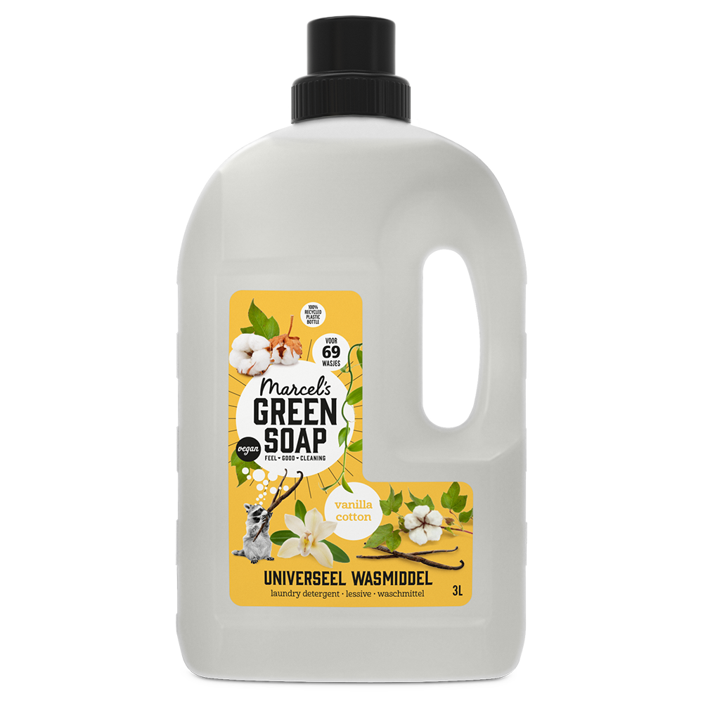 Universeel Wasmiddel Vanille & Katoen 3L