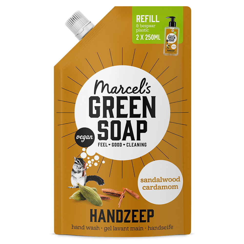 Handseife Nachfüllung Sandelholz & Kardamom