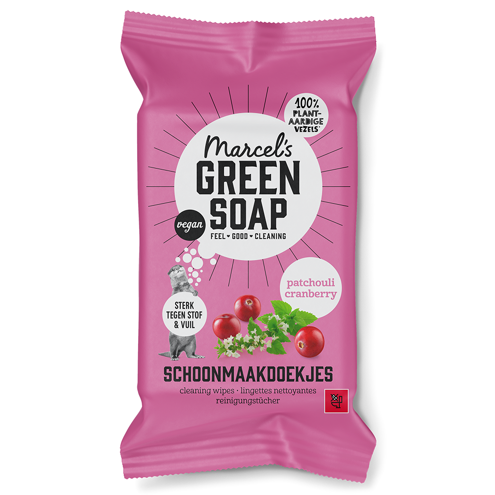 Cleaning Wipes Patchouli & Cranberry