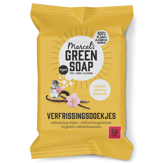 Verfrissingsdoekjes Vanille & Kersenbloesem