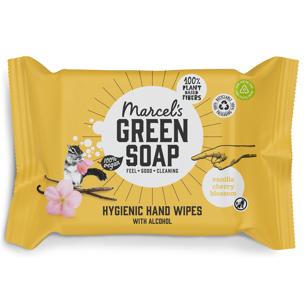 Hygienic Hand Wipes Vanilla & Cherry Blossom