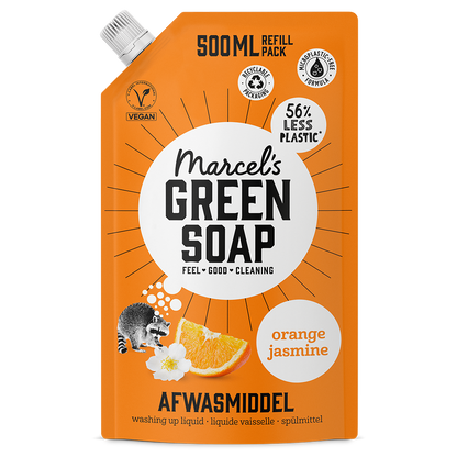 Afwasmiddel Navulling Sinaasappel & Jasmijn
