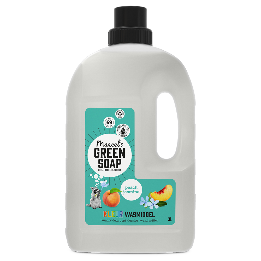 Kleur Wasmiddel Perzik & Jasmijn 3L