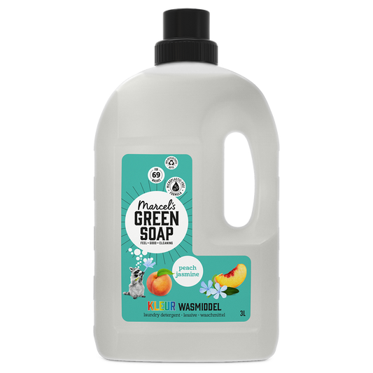Kleur Wasmiddel Perzik & Jasmijn 3L