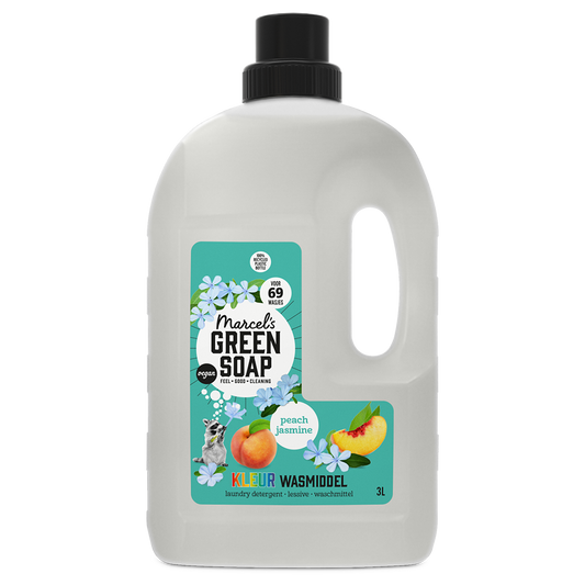 Kleur Wasmiddel Perzik & Jasmijn 3L