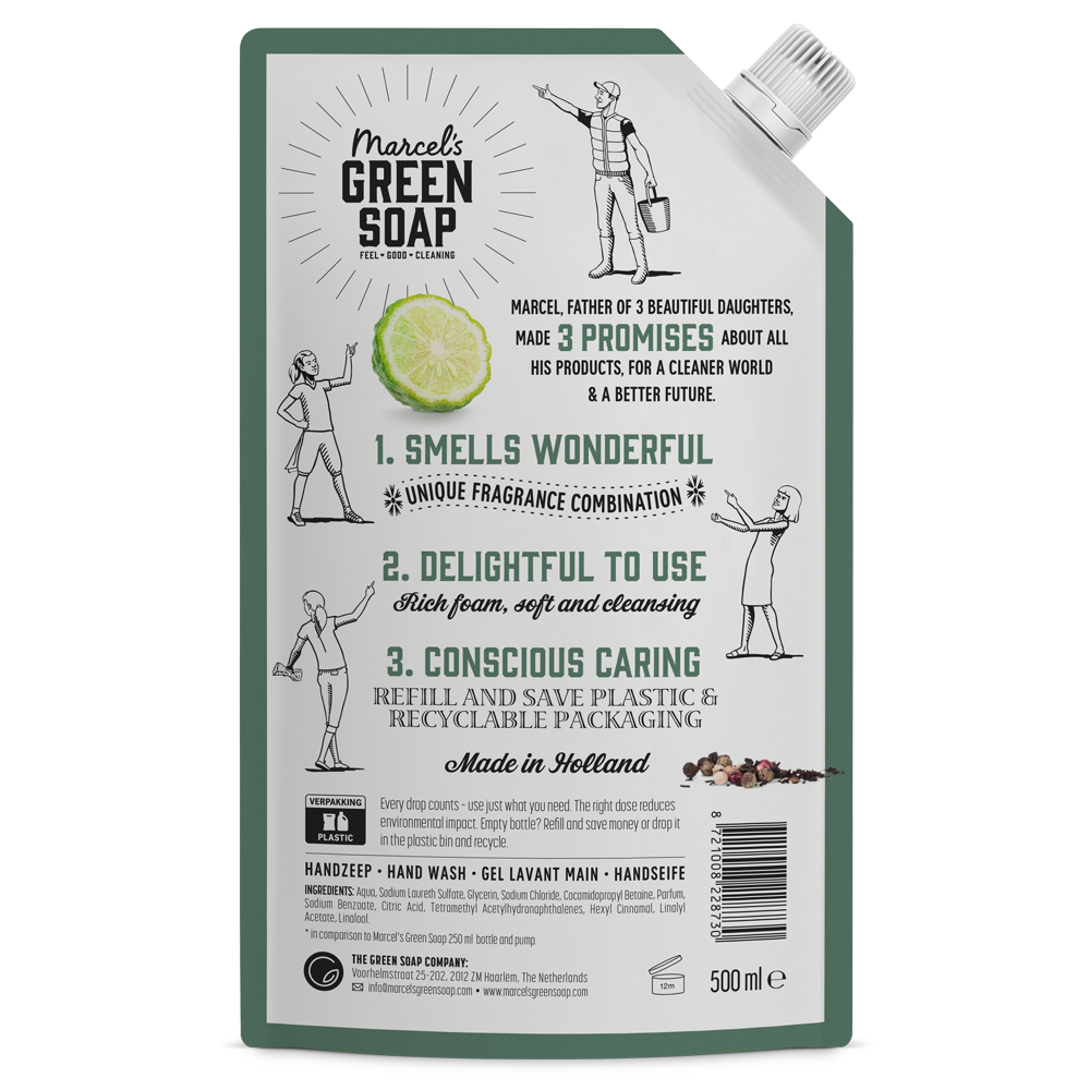 Hand Soap Refill Bergamot & Black Pepper