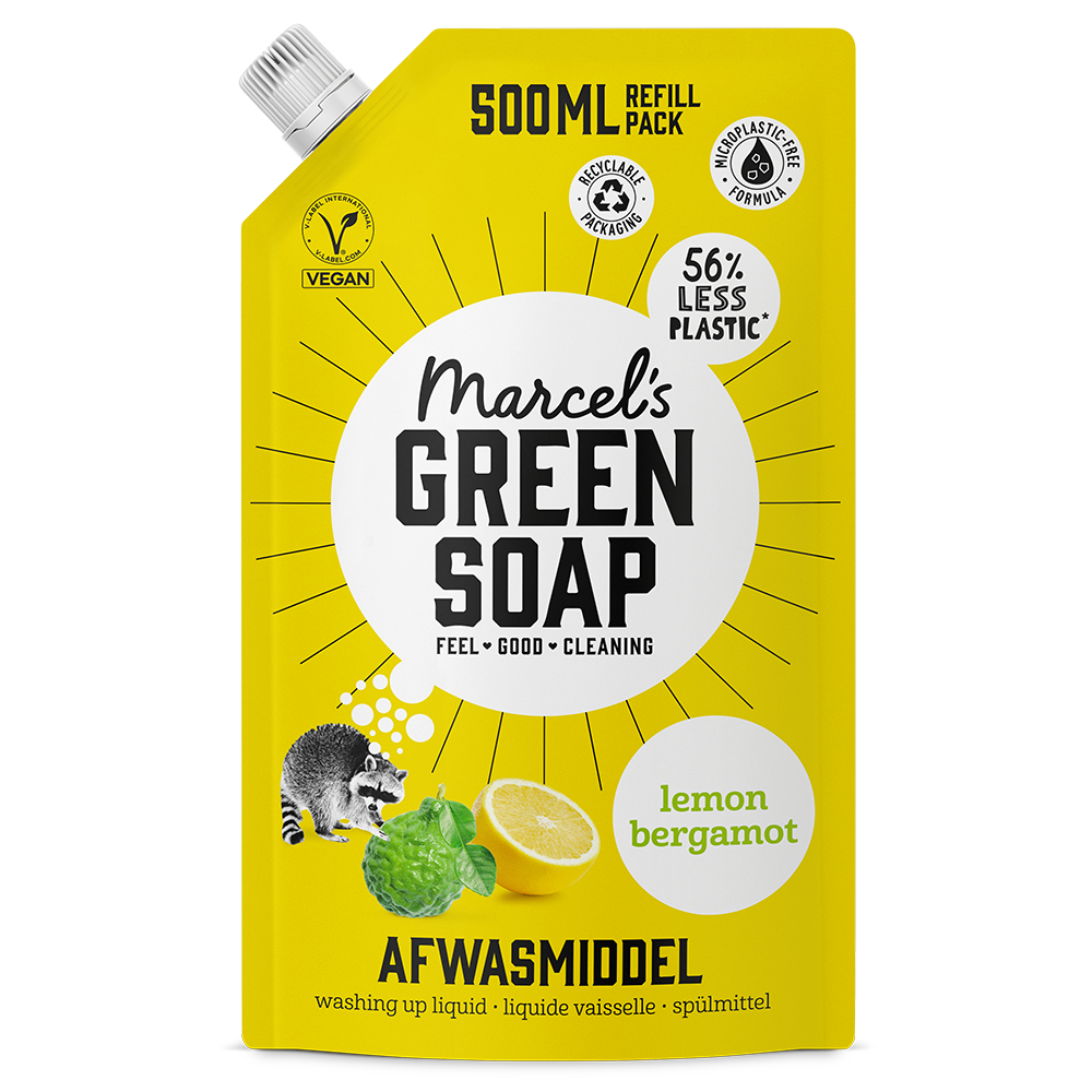 Afwasmiddel Navulling Citroen & Bergamot