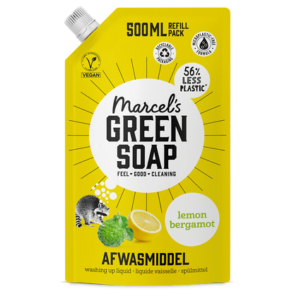 Afwasmiddel Navulling Citroen & Bergamot