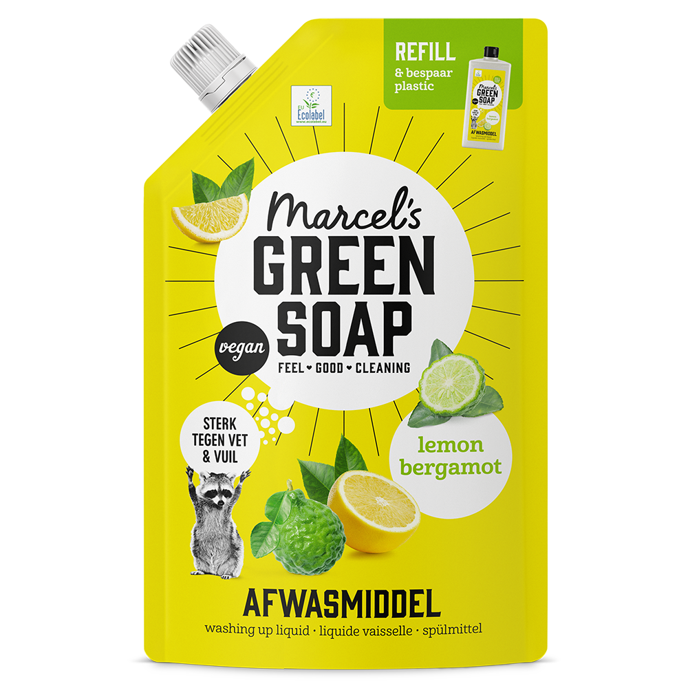 Afwasmiddel Navulling Citroen & Bergamot