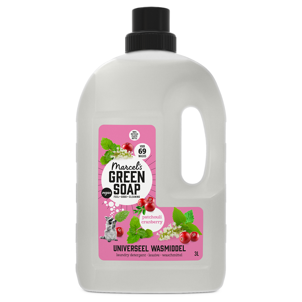 Universeel Wasmiddel Patchouli & Cranberry 3L