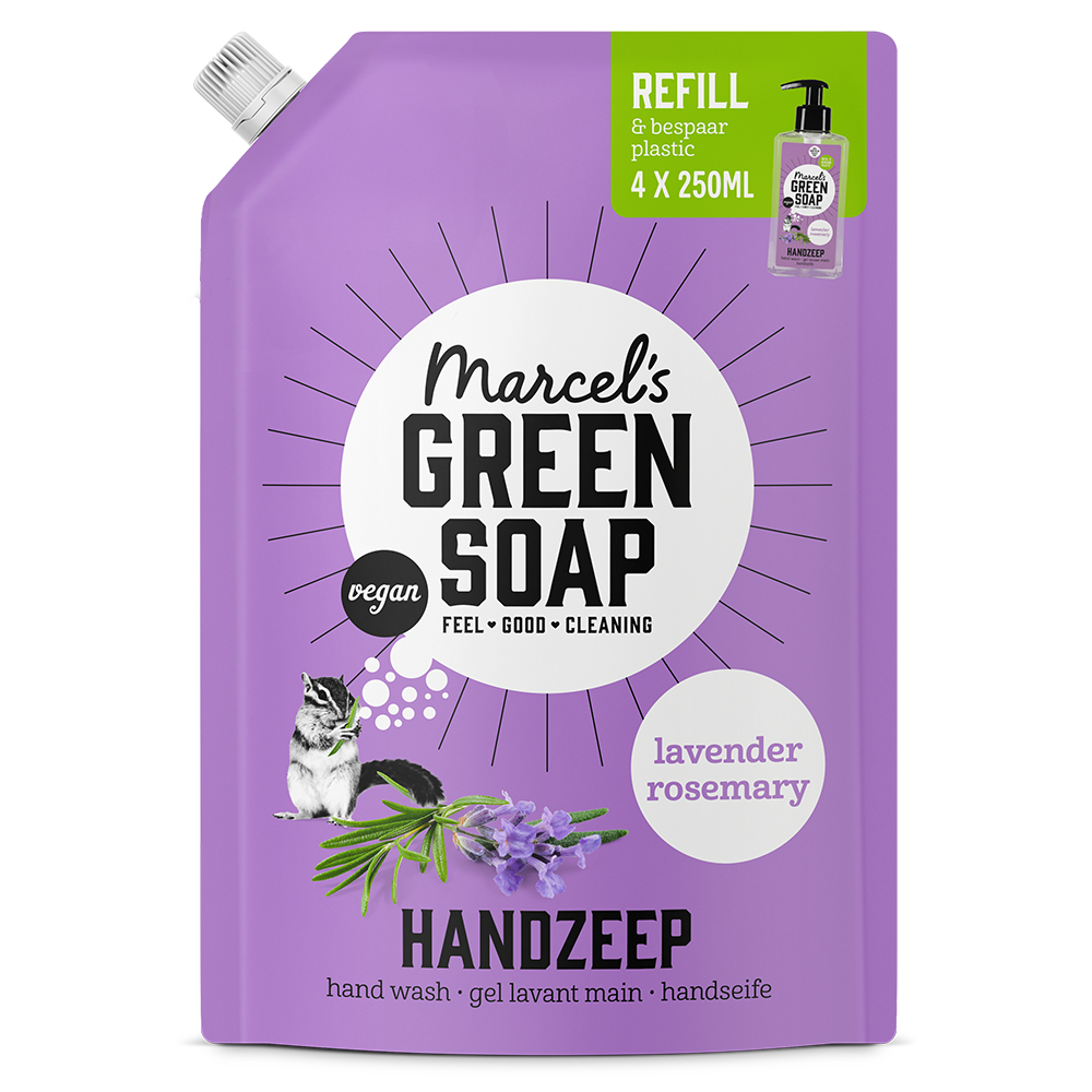 Handzeep Navulling Lavendel & Rozemarijn 1L