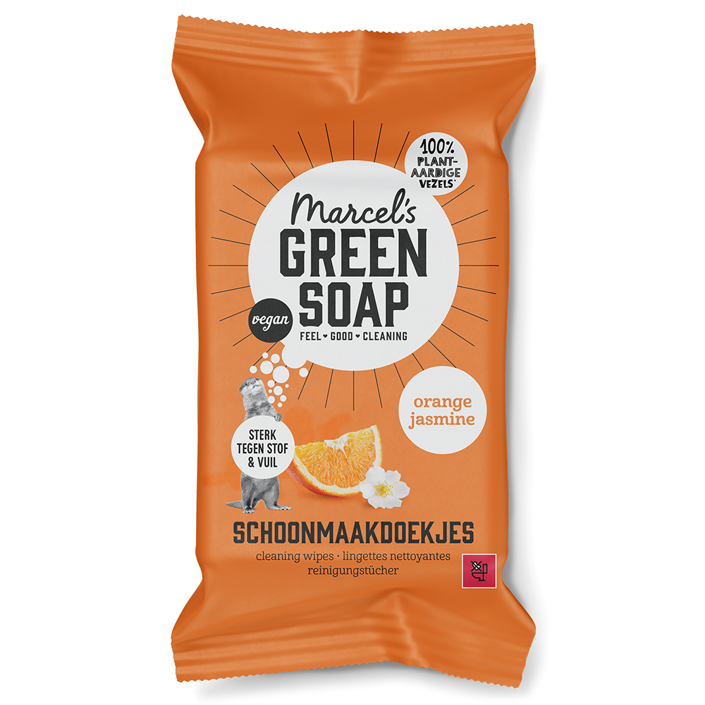 Cleaning wipes Orange & Jasmin