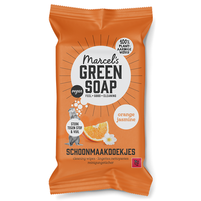 Cleaning wipes Orange & Jasmin
