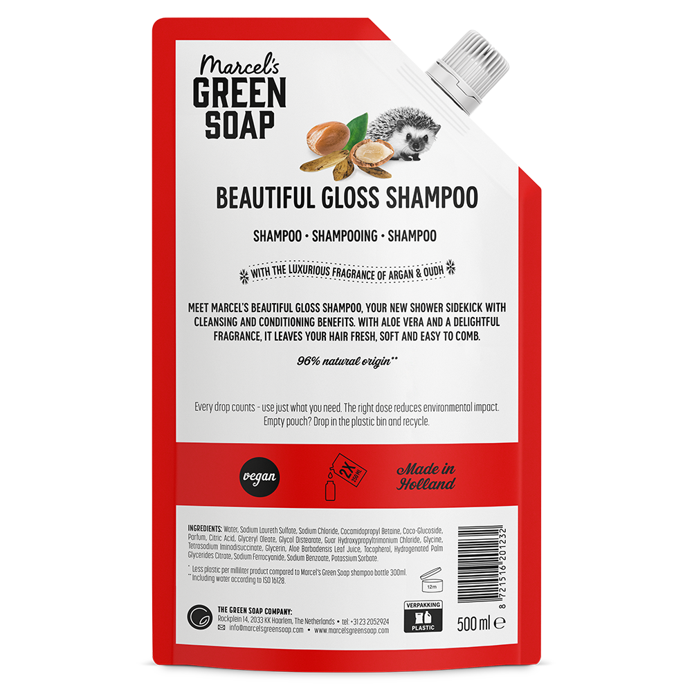 Shampoo Extra Glanz Nachfüllpackung Argan & Oudh