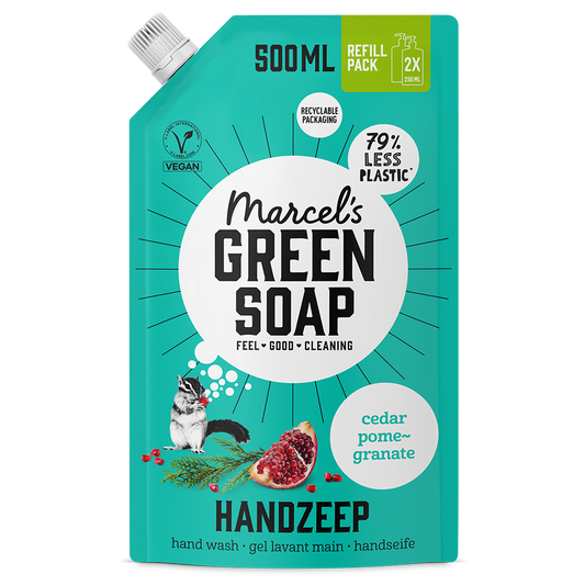 Handseife Nachfüllpackung Zeder & Granatapfel