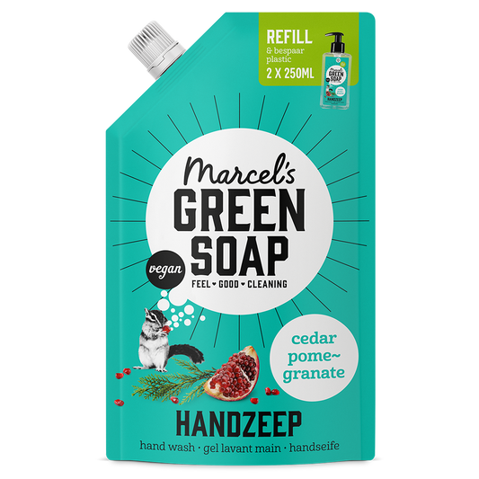 Handseife Nachfüllung Zeder & Granatapfel