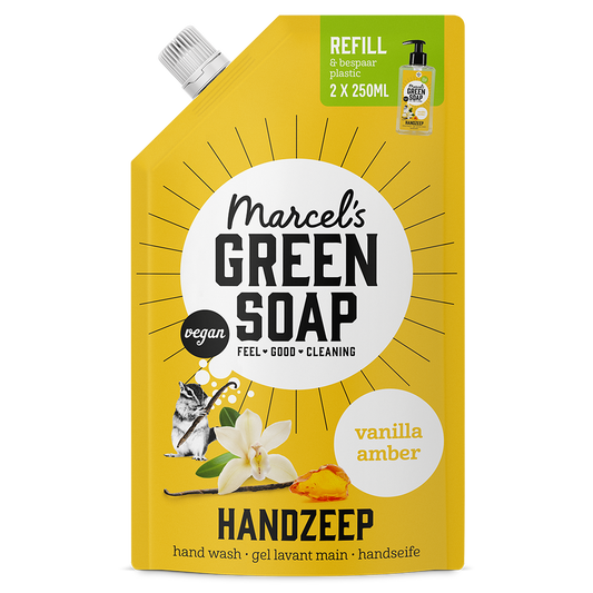 Handseife Nachfüllung Vanille & Amber