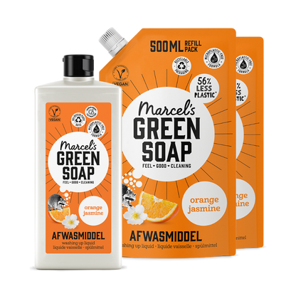 Afwasmiddel Navulbundel Sinaasappel & Jasmijn