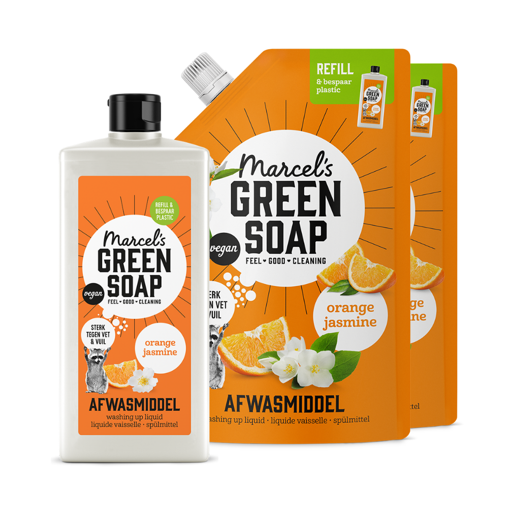 Hand Dishwash Refill Bundle Orange & Jasmine